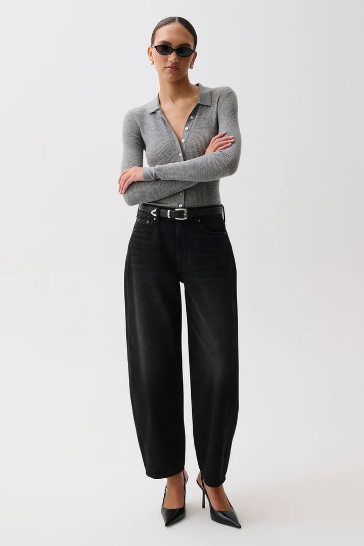 SACHA HIGH RISE RELAXED BARREL PANT (SPARK) - PISTOLA