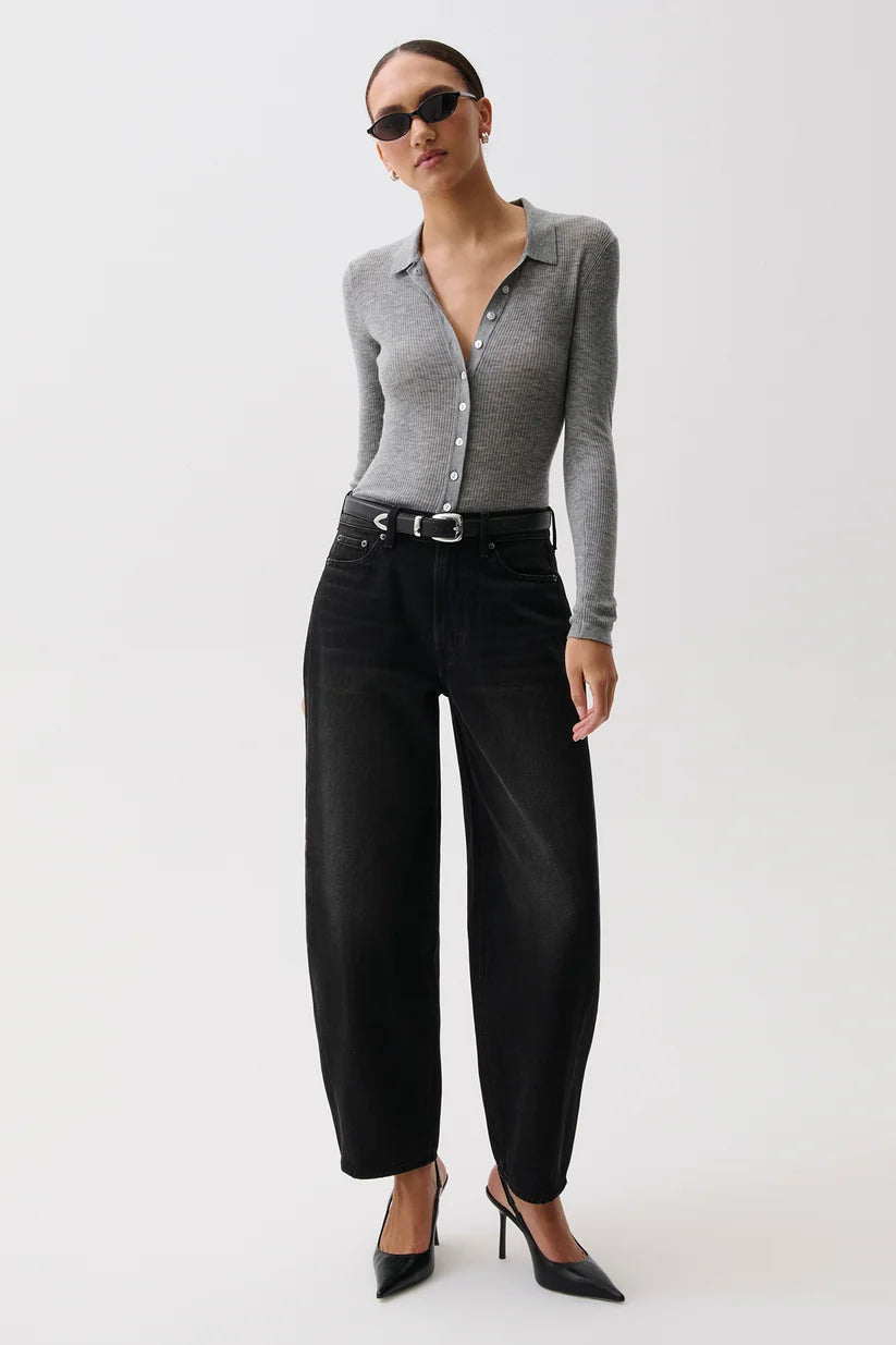 SACHA HIGH RISE RELAXED BARREL PANT (SPARK) - PISTOLA