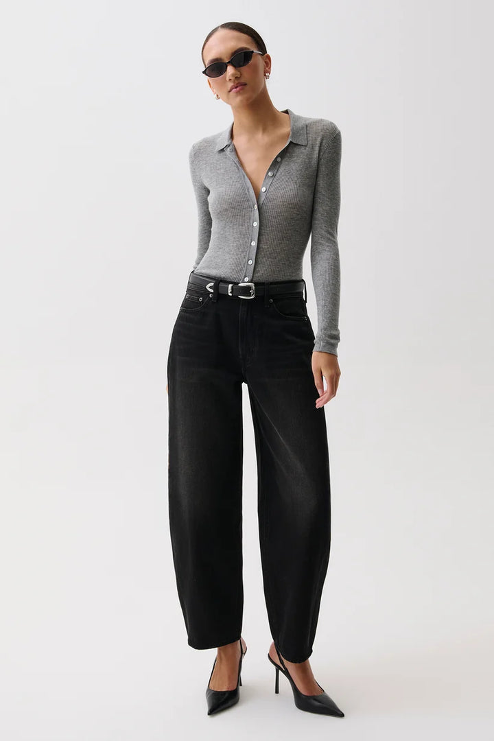 SACHA HIGH RISE RELAXED BARREL PANT (SPARK) - PISTOLA