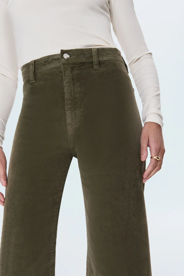 PENNY CROP HIGH RISE WIDE LEG PANT (SEQUOIA) - PISTOLA