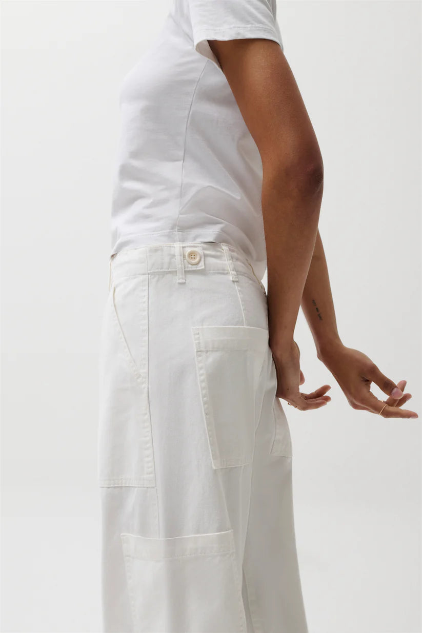 SABRINA UTILITY PANT (WHITE) - PISTOLA