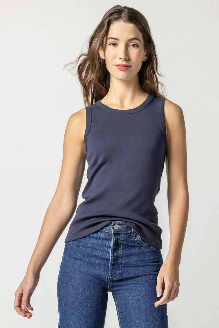 JEWEL TANK (DARK NAVY) - LILLA P