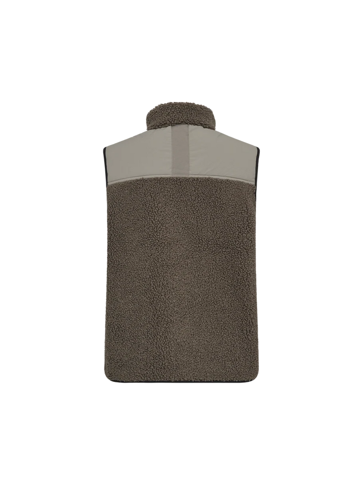 ROWE ELI TEDDY VEST (DUSTY OLIVE) - MOS MOSH