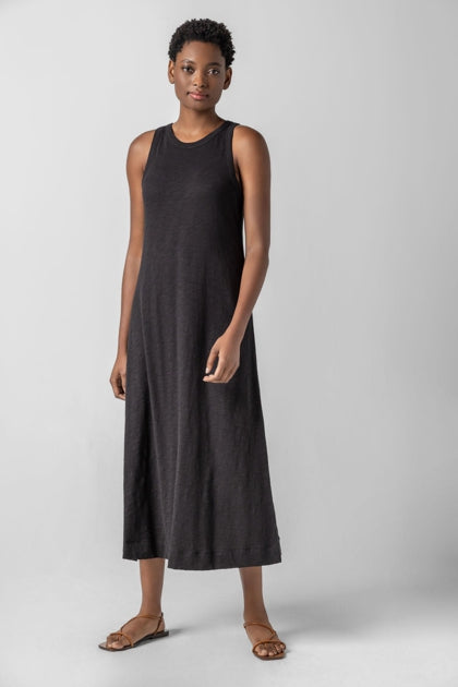JEWEL NECK TANK DRESS - LILLA P