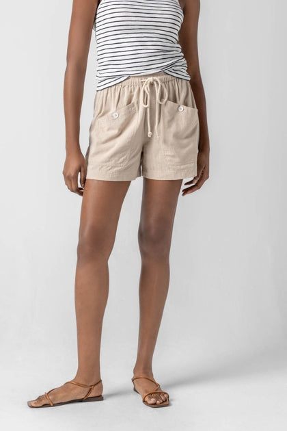 PATCH POCKET SHORTS - LILLA P