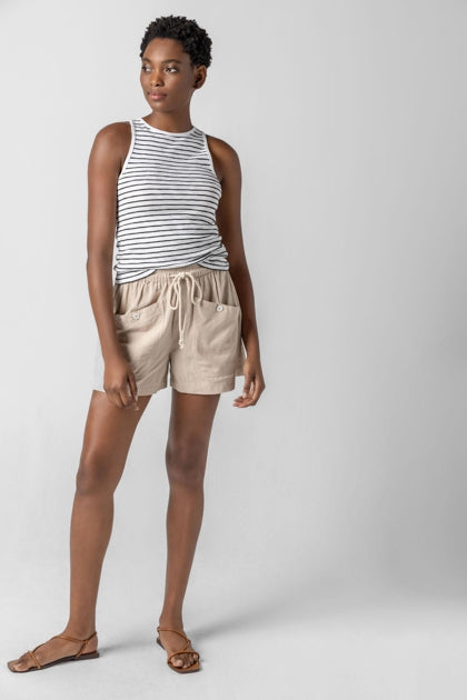 PATCH POCKET SHORTS - LILLA P