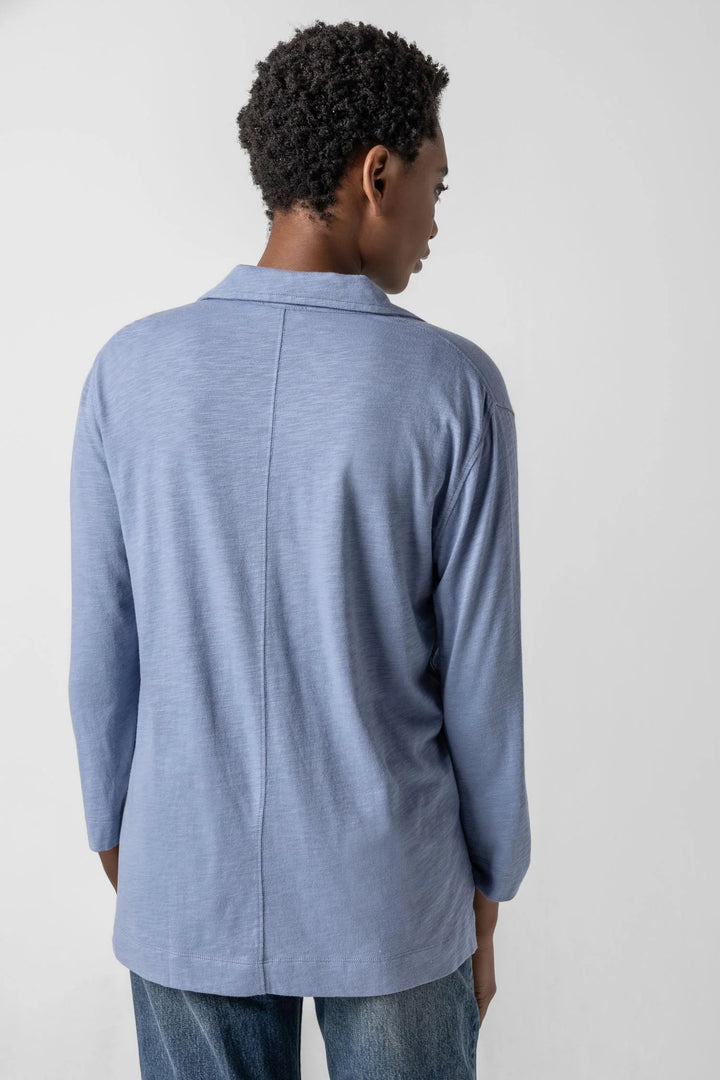 3/4 SLEEVE SPLIT NECK TUNIC - LILLA P