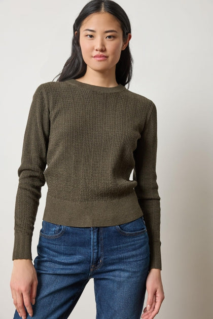 MULTI STITCH PULLOVER SWEATER - LILLA P