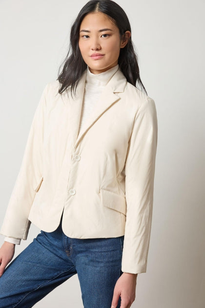PADDED BLAZER (TALC) - LILLA P