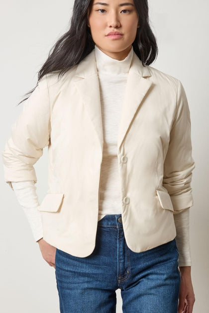 PADDED BLAZER (TALC) - LILLA P