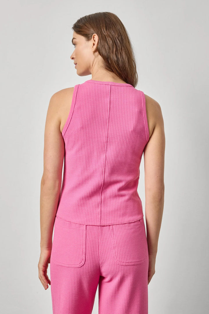 SHIRTTAIL HEM TANK (DAHLIA) - LILLA P