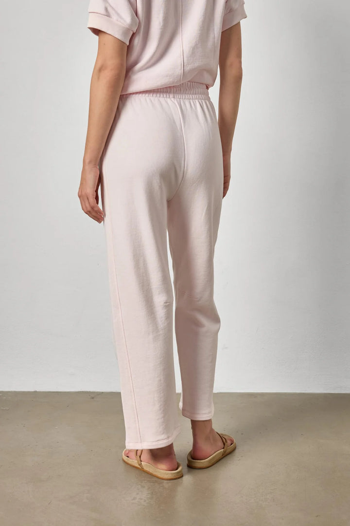 SIDE PANEL TERRY PANT (ROSEWATER) - LILLA P