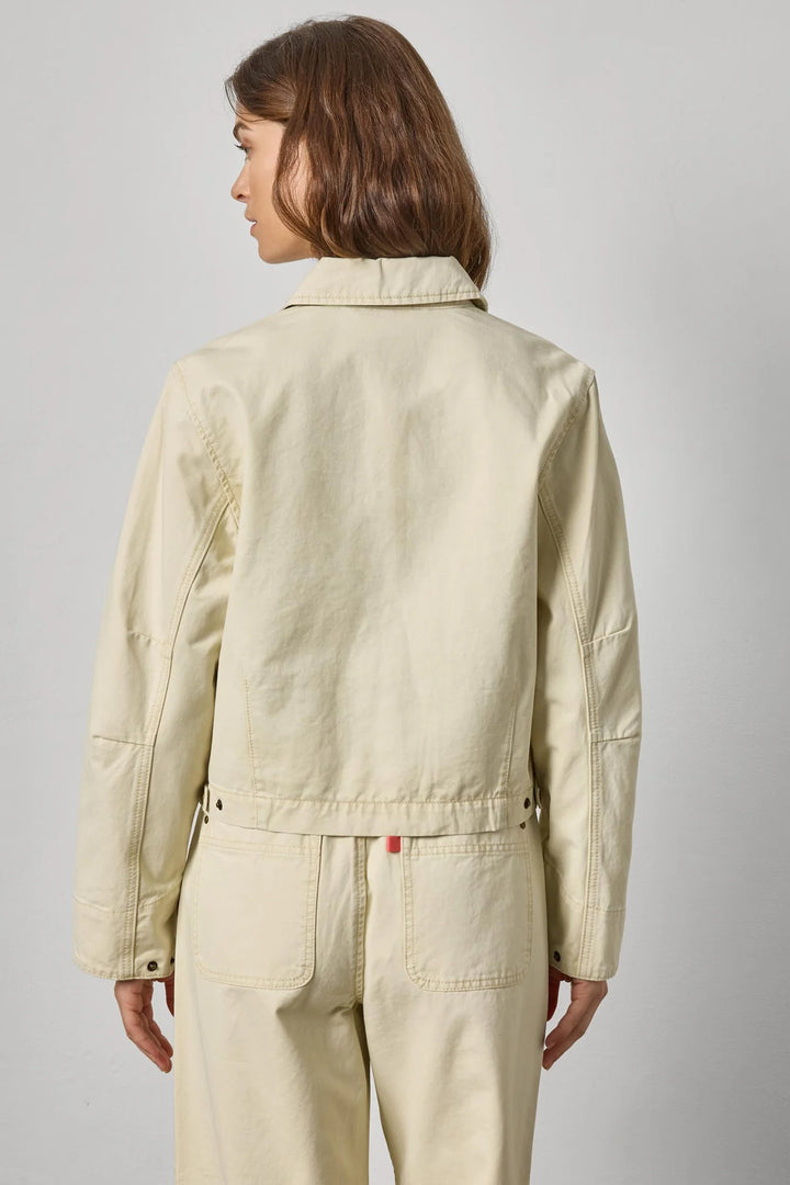 TWILL UTILITY JACKET (PARCHMENT) - LILLA P