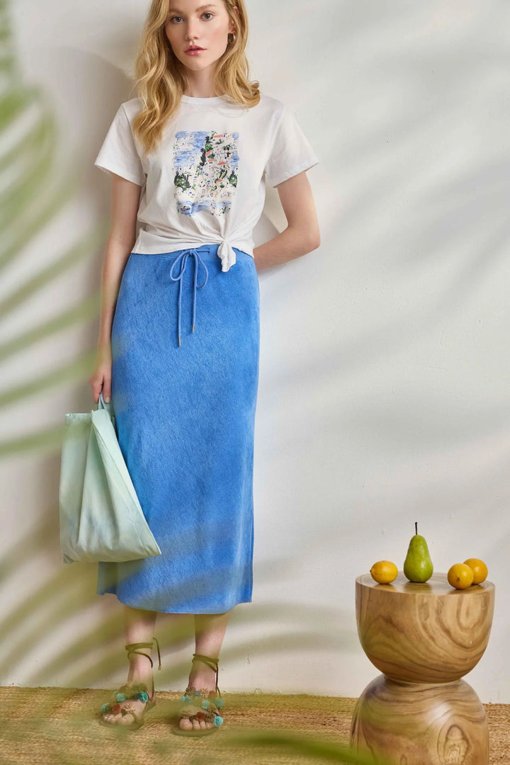 COASTAL PRINT TEE (COASTAL PRINT) - LILLA P