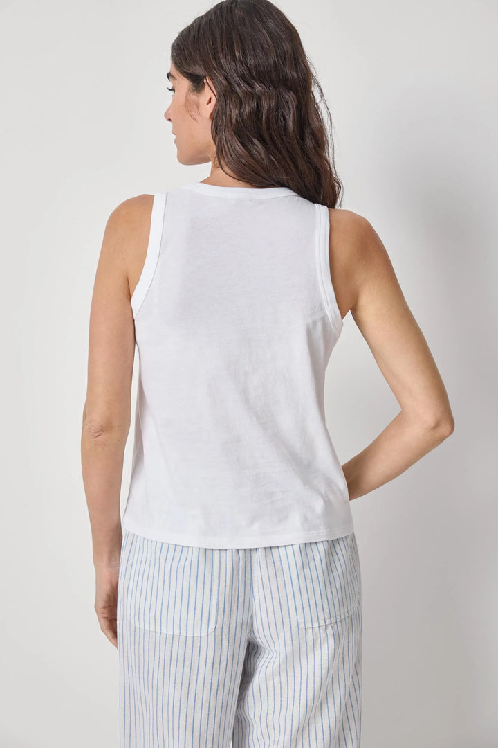 SEASIDE TANK (BEACH CHAIR EMBROIDERY) - LILLA P