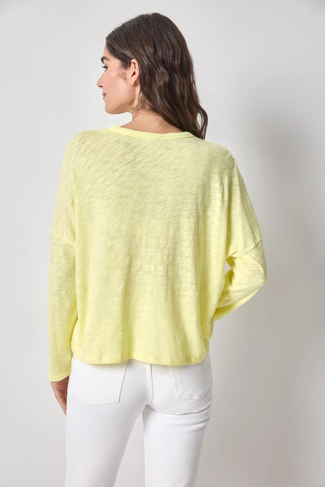 EASY LONG SLEEVE BEACH TEE (BUTTERCUP) - LILLA P