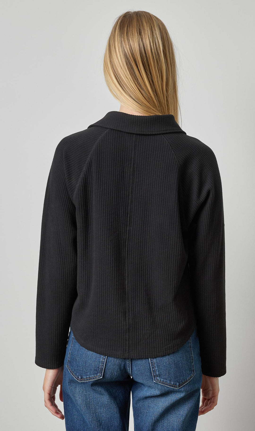 RAGLAN POLO (BLACK) - LILLA P