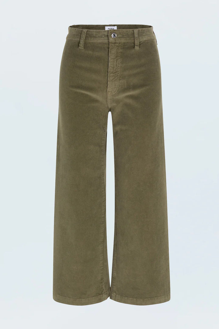 PENNY CROP HIGH RISE WIDE LEG PANT (SEQUOIA) - PISTOLA