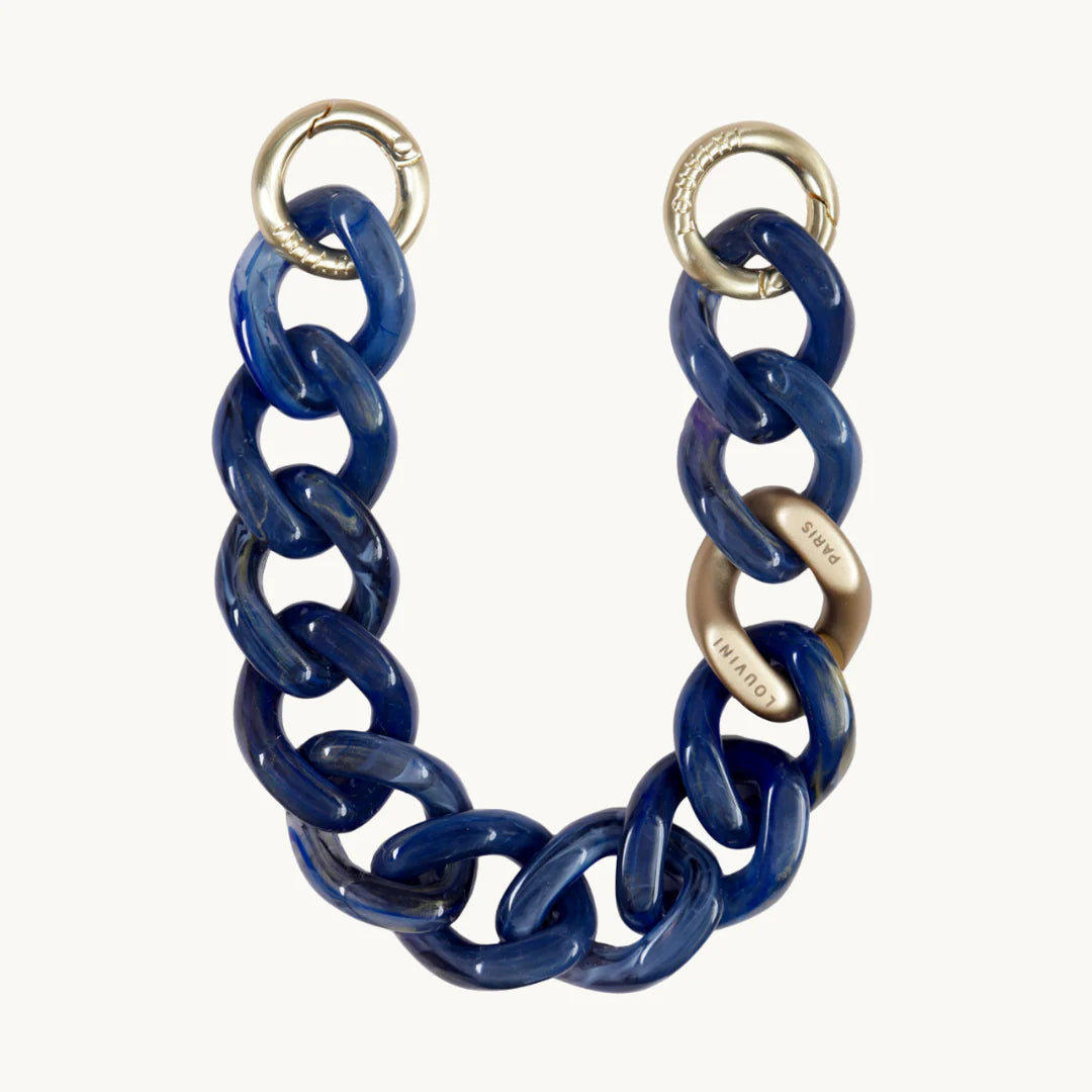 PETIT ZOE CHAIN (NAVY) - LOUVINI