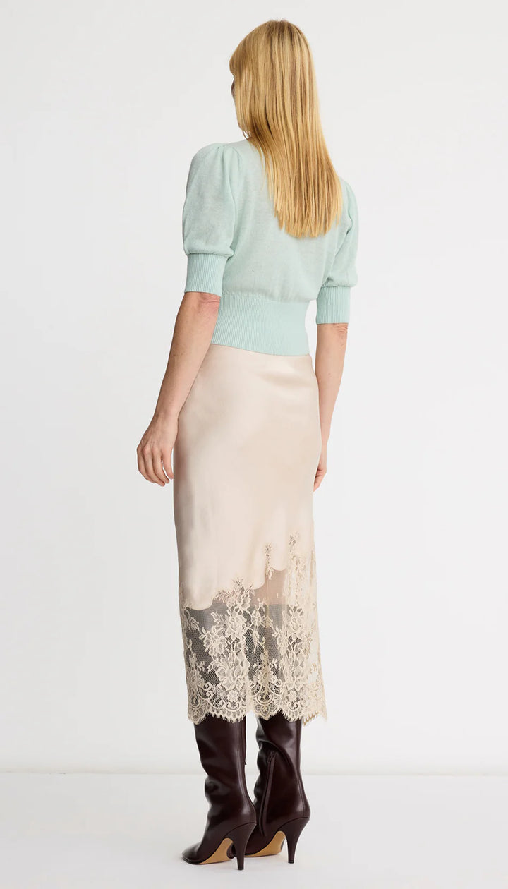 LINGERIE SLIP SKIRT (CHAMPAGNE GOLD) - SMYTHE