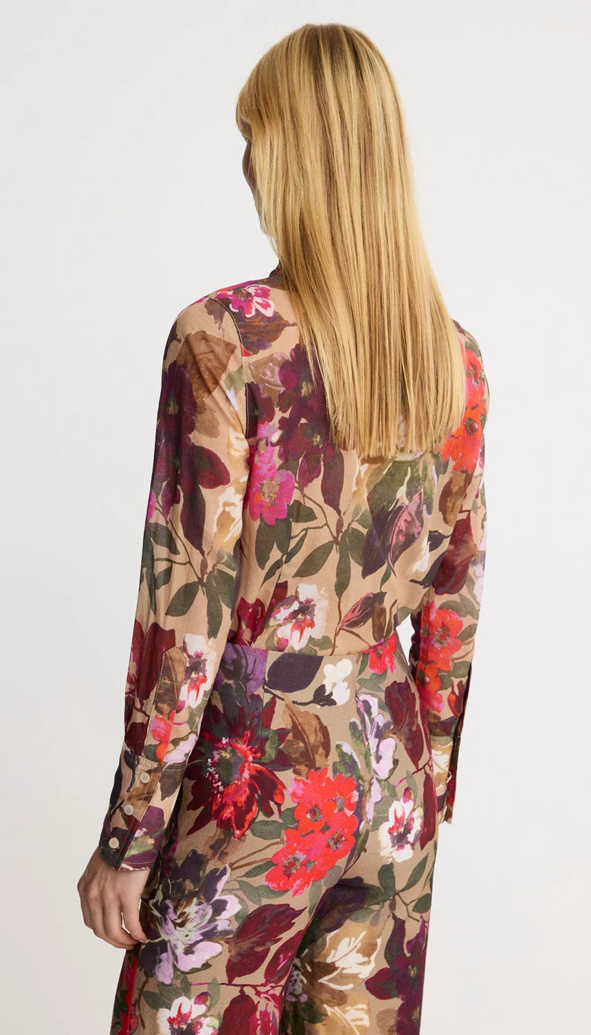 POINT COLLAR SHIRT (BROWN MULTI) - SMYTHE