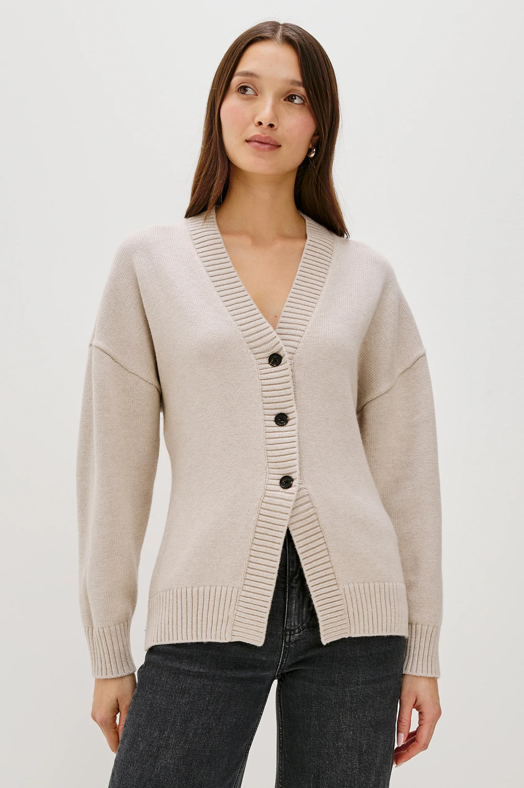 PHILIPPA CARDIGAN (TAUPE) - RAILS