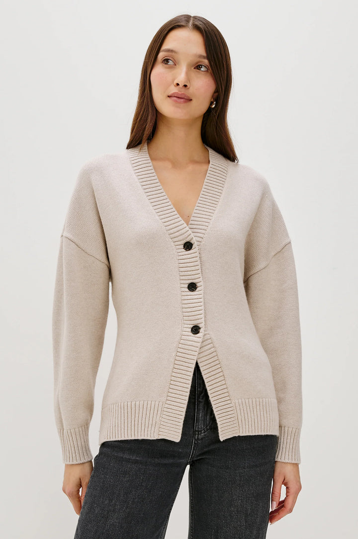 PHILIPPA CARDIGAN (TAUPE) - RAILS