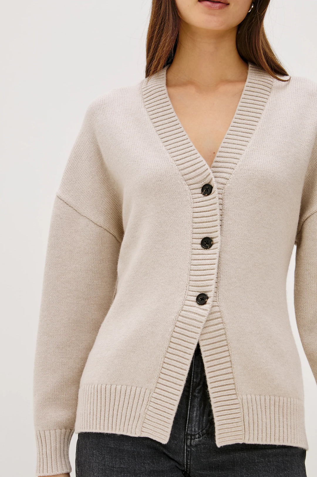 PHILIPPA CARDIGAN (TAUPE) - RAILS