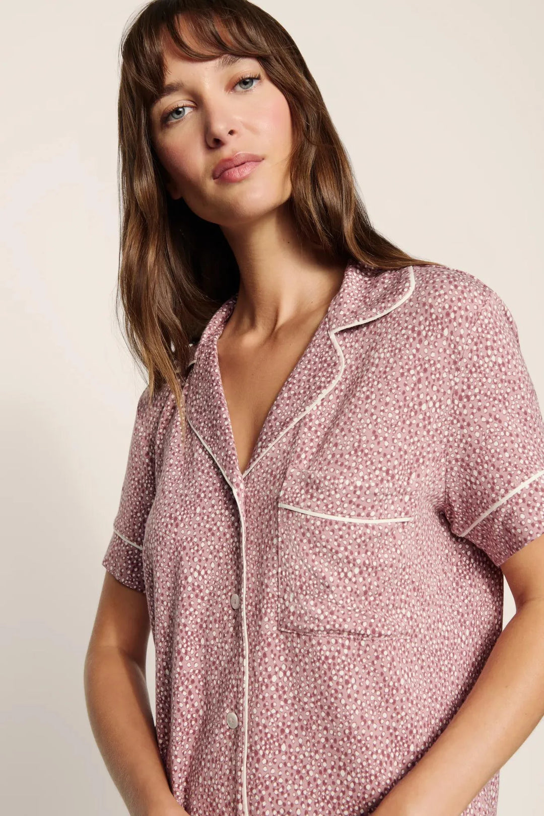 GISELE PRINTED RELAXED SHORT SET (ANIMAL INSTINCTS) - EBERJEY