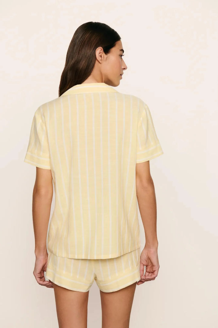 NAUTICO SHORTIE PJ SET (CLASSIC STRIPE SUNBEAM/IVORY) - EBERJEY