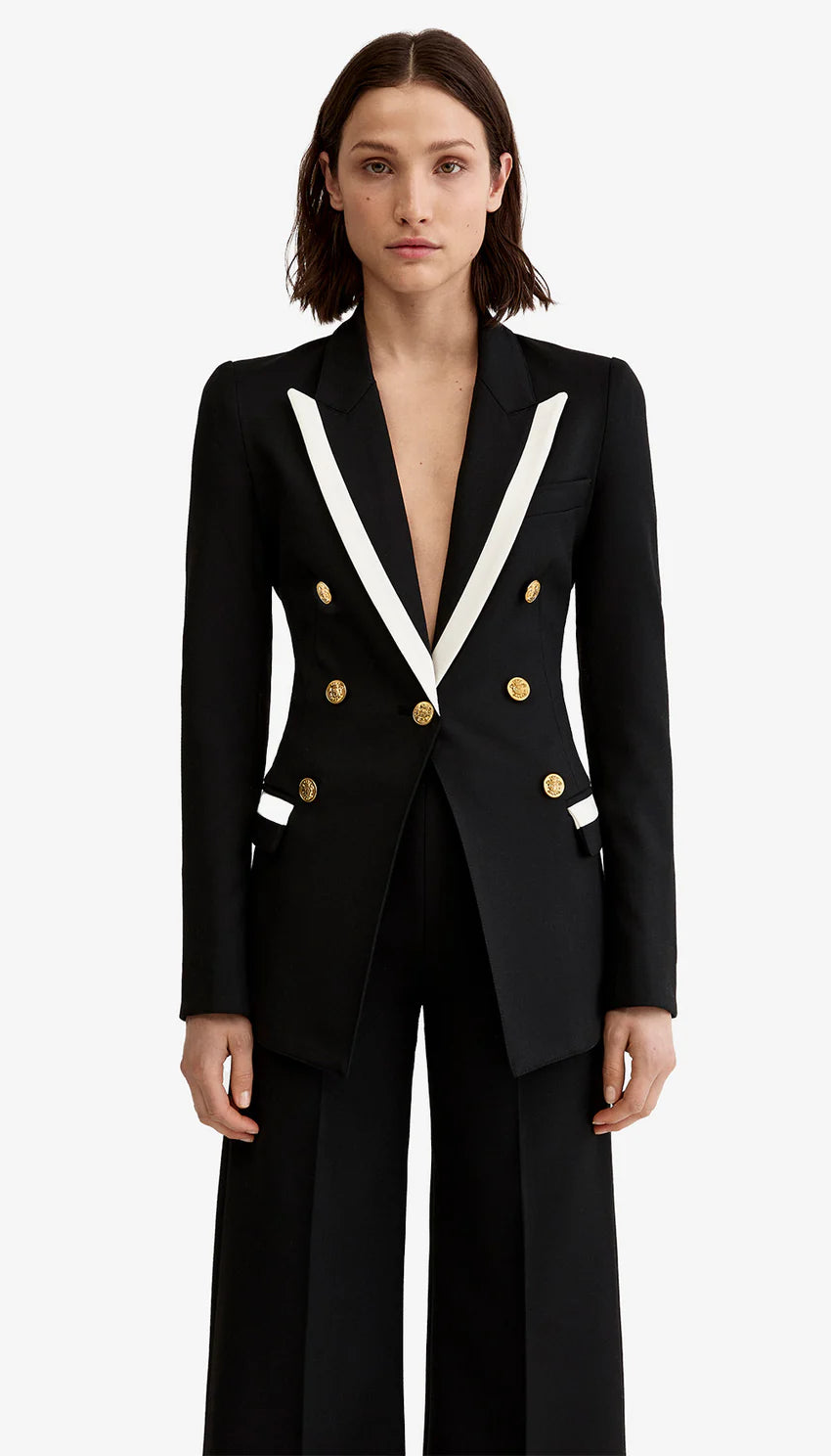 TAPED NOT A DB BLAZER (BLACK) - SMYTHE