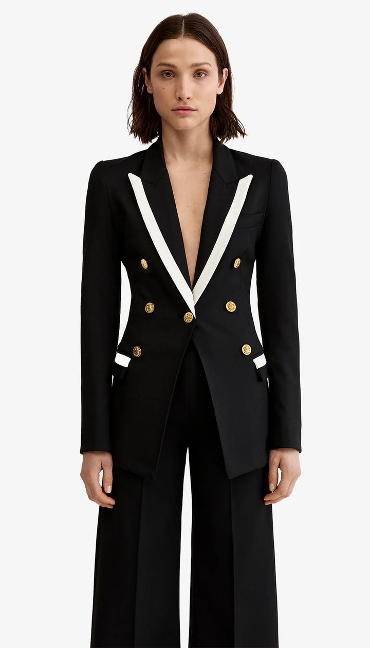 TAPED NOT A DB BLAZER (BLACK) - SMYTHE