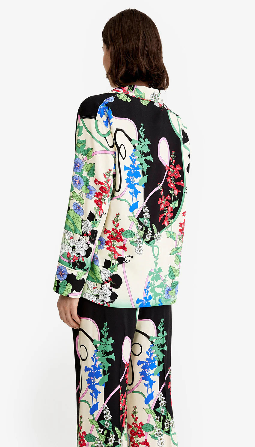 PAJAMA SHIRT (GRAPHIC BOTANICAL) - SMYTHE