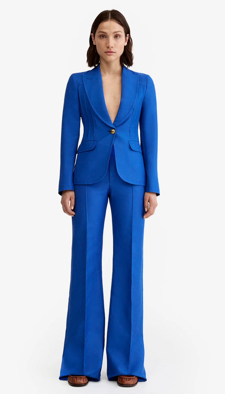 PINTUCK BLAZER (NAUTICAL BLUE) - SMYTHE
