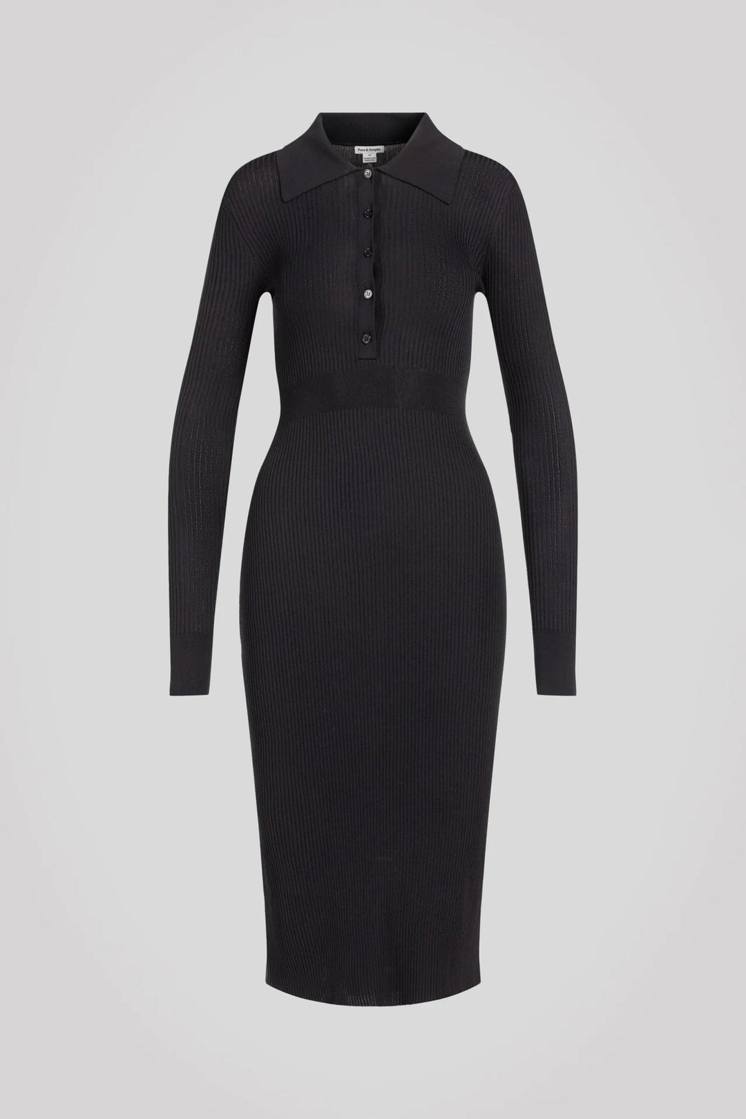 WALES SWEATER POLO DRESS - PURE & SIMPLE