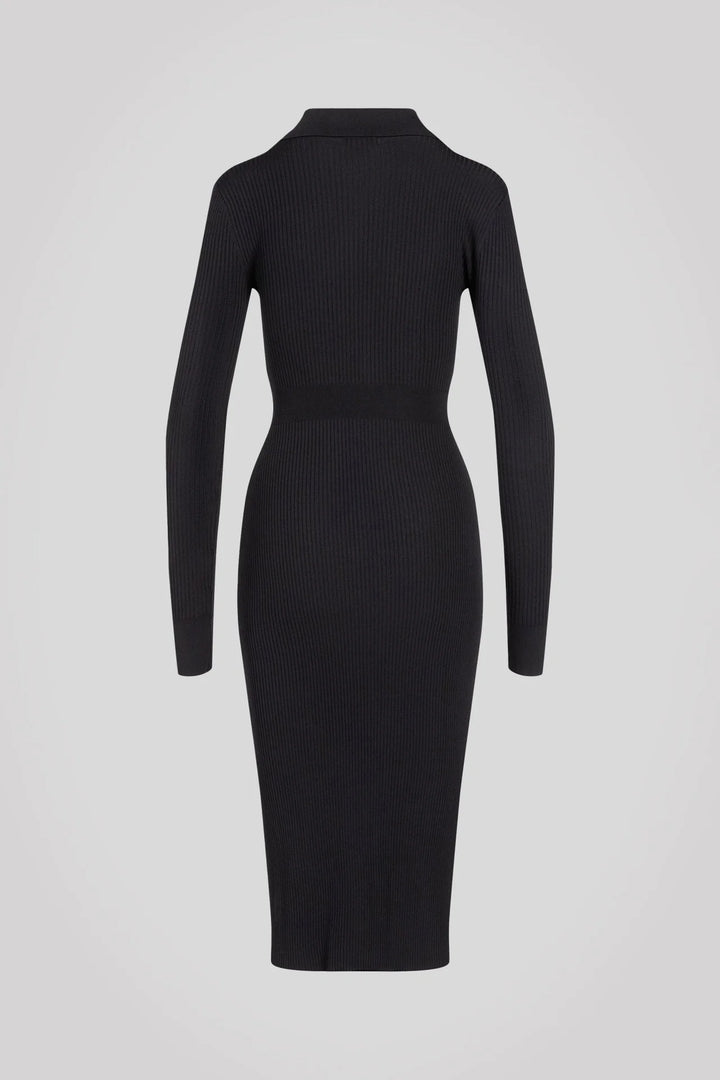 WALES SWEATER POLO DRESS - PURE & SIMPLE