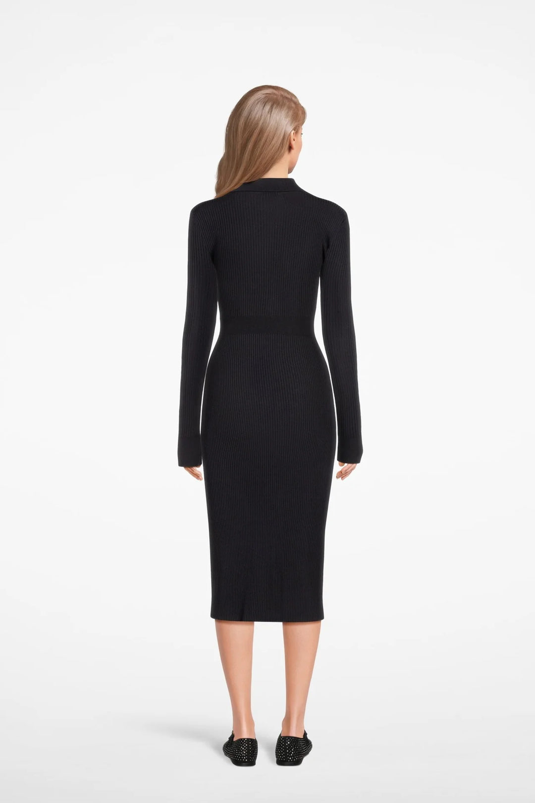 WALES SWEATER POLO DRESS - PURE & SIMPLE