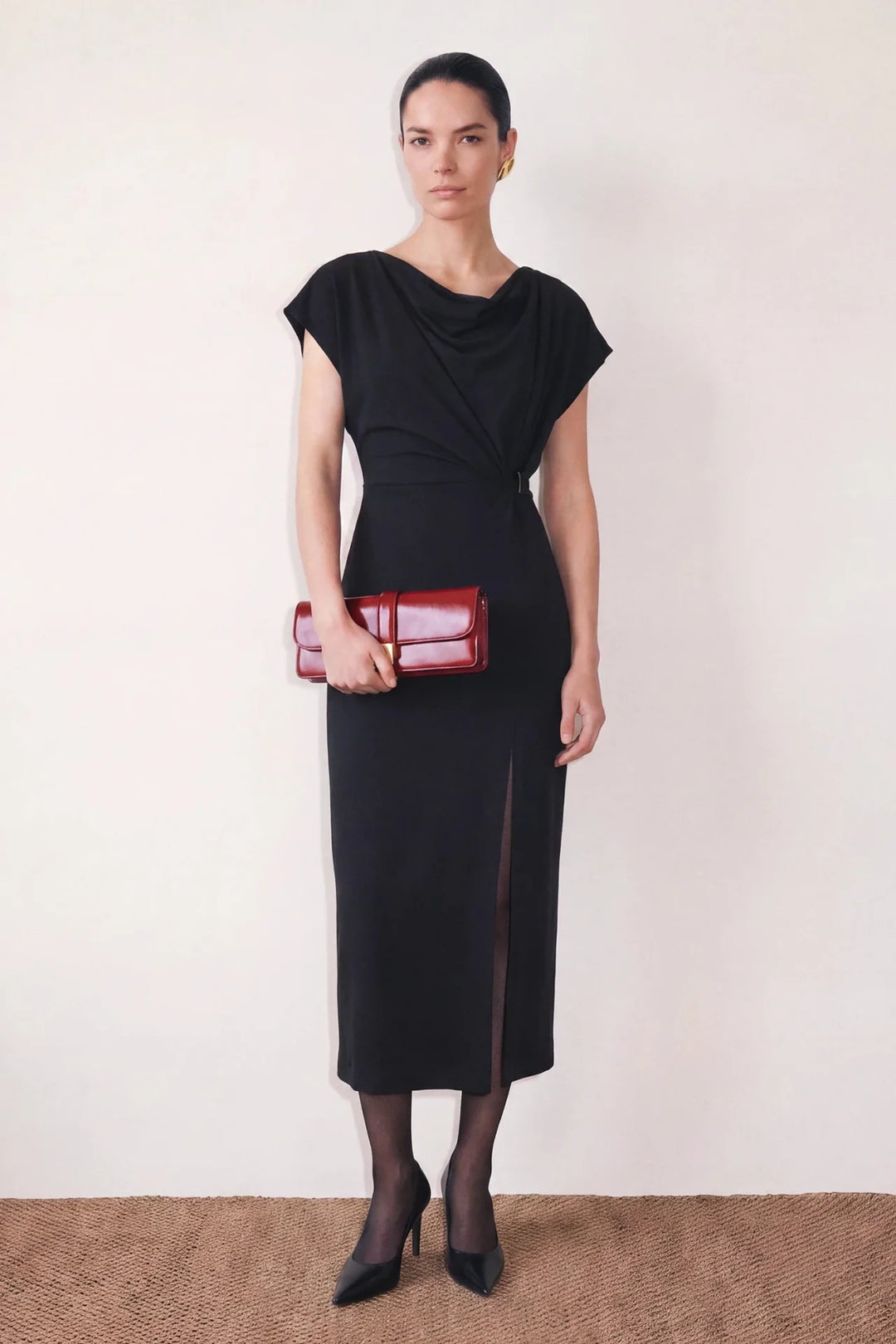 REFINED HARVEST DRESS (NOIR) - PURE & SIMPLE