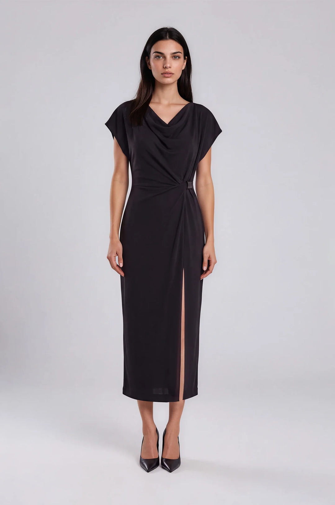 REFINED HARVEST DRESS (NOIR) - PURE & SIMPLE