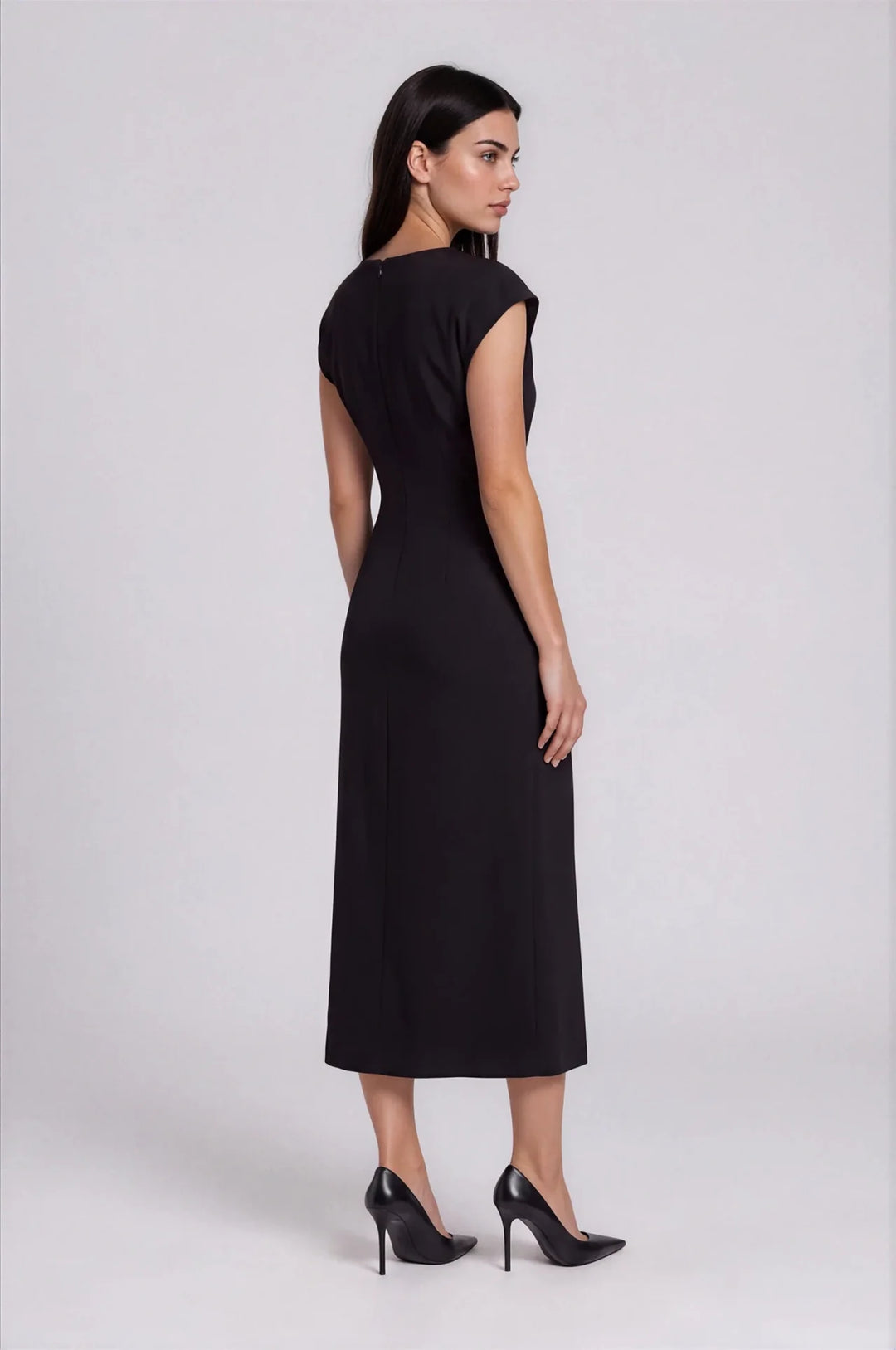 REFINED HARVEST DRESS (NOIR) - PURE & SIMPLE