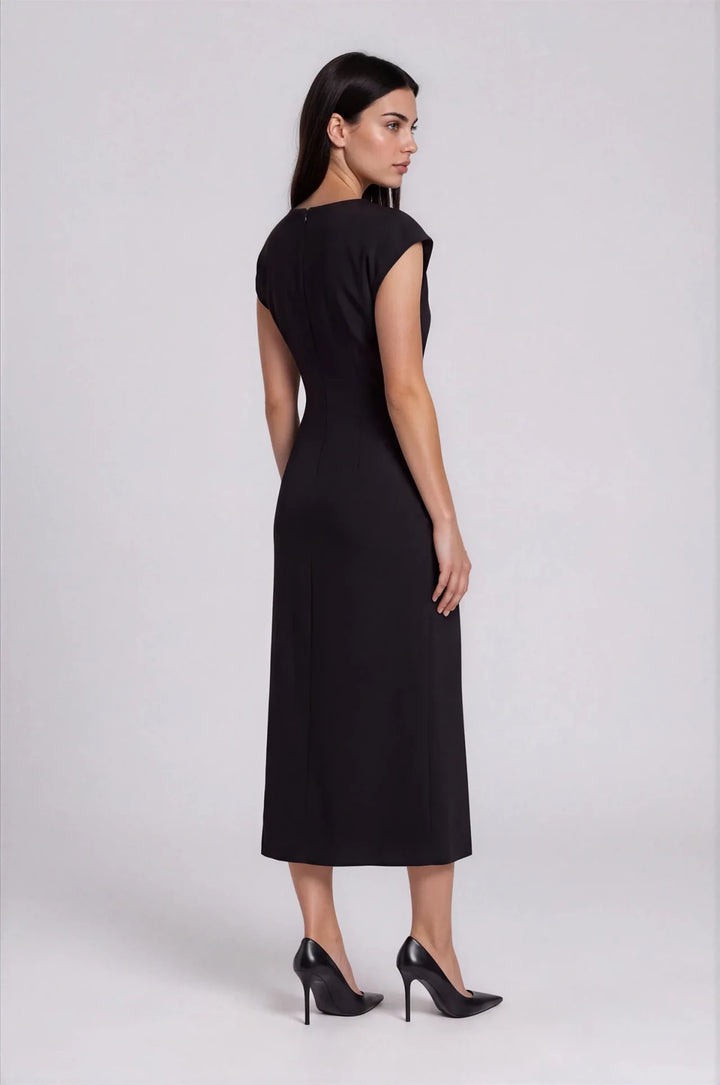 REFINED HARVEST DRESS (NOIR) - PURE & SIMPLE