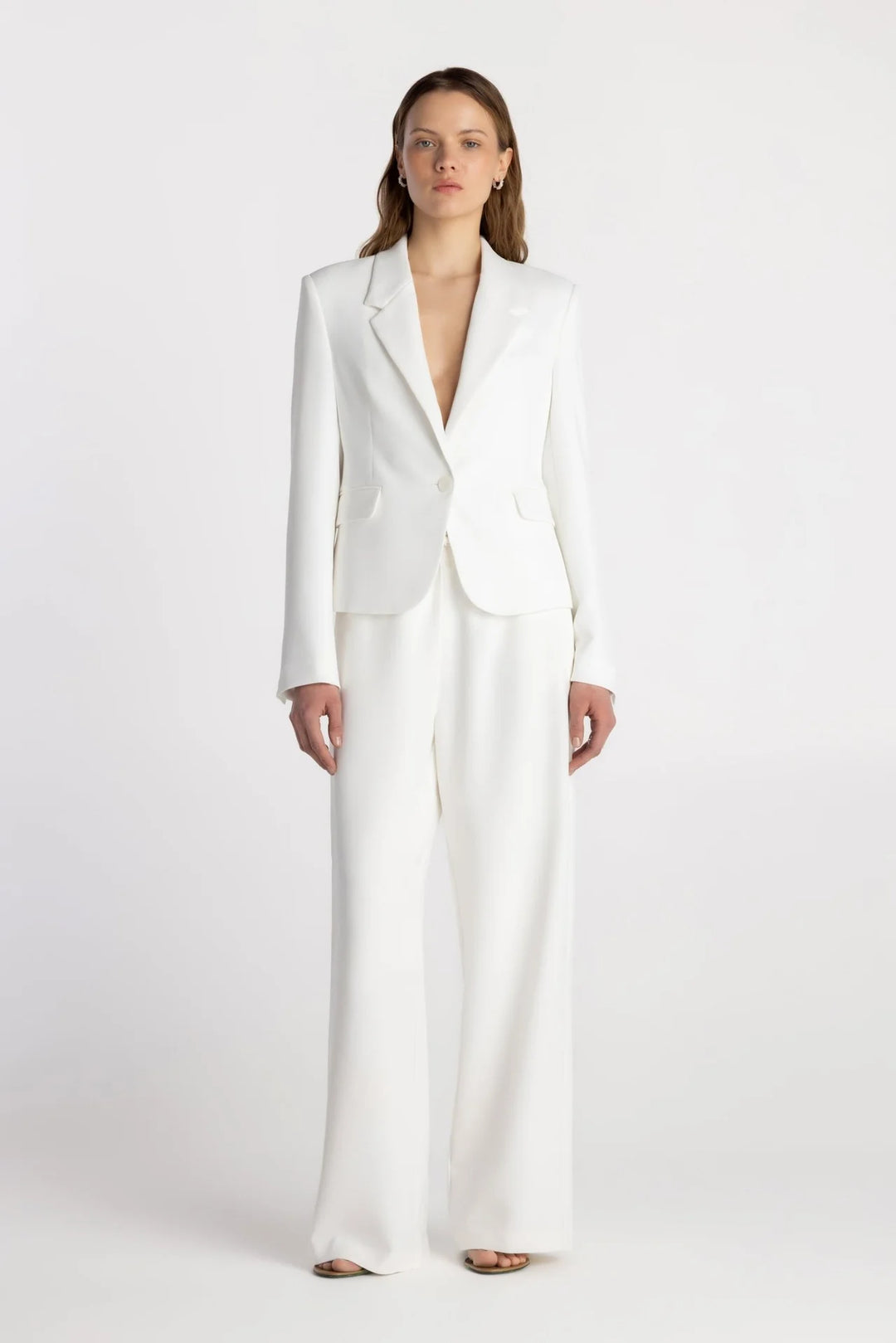 THE ANDEE BLAZER (SOFT ECRU) - PURE & SIMPLE