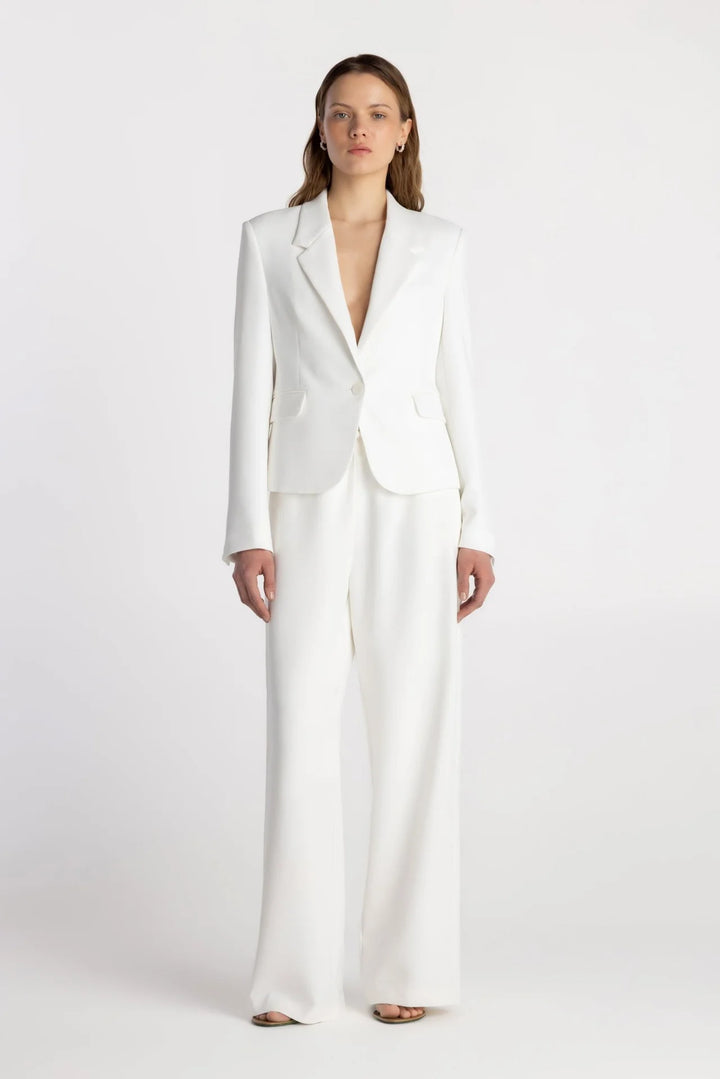 THE ANDEE BLAZER (SOFT ECRU) - PURE & SIMPLE