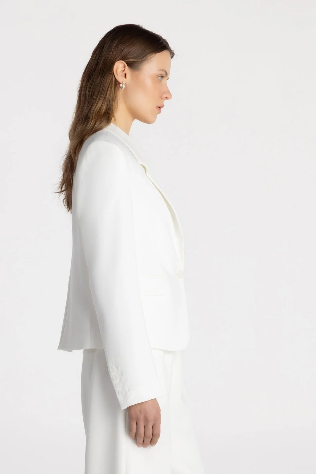 THE ANDEE BLAZER (SOFT ECRU) - PURE & SIMPLE