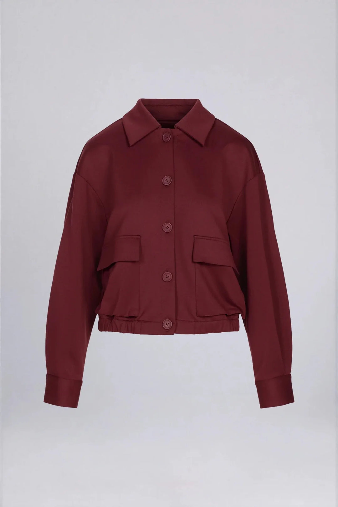 SCUBA BOMBER JACKET (MERLOT) - PURE & SIMPLE