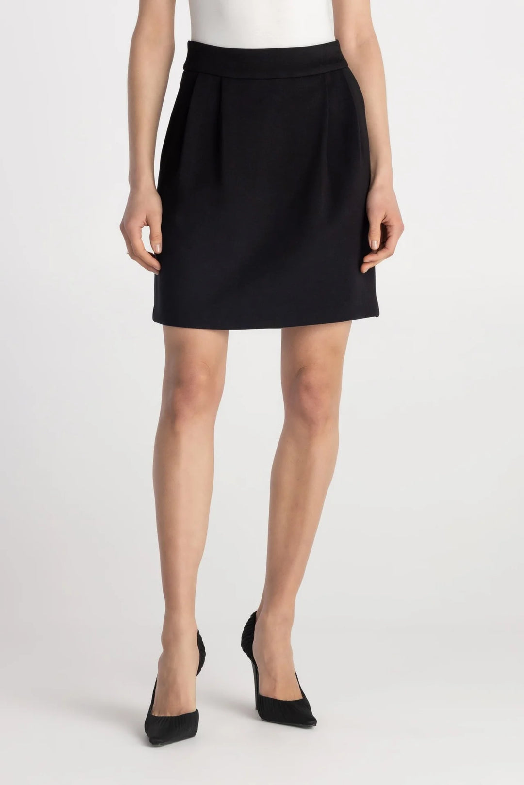 THE LIV MINI SKIRT (BLACK) - PURE & SIMPLE