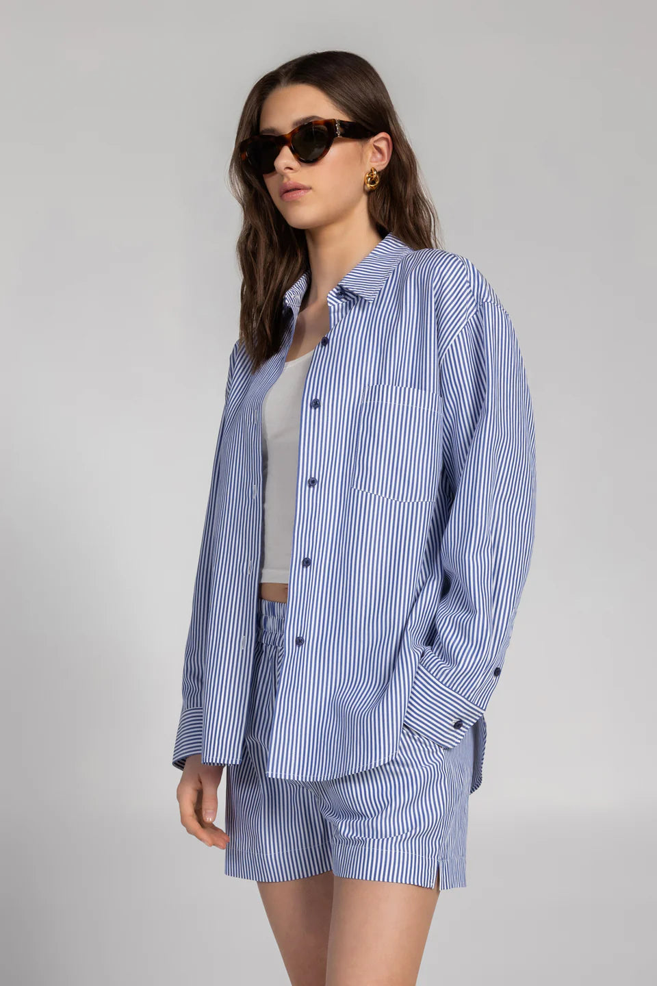 AMALFI SHIRT (MEDITERRANEAN BLUE) - PURE & SIMPLE