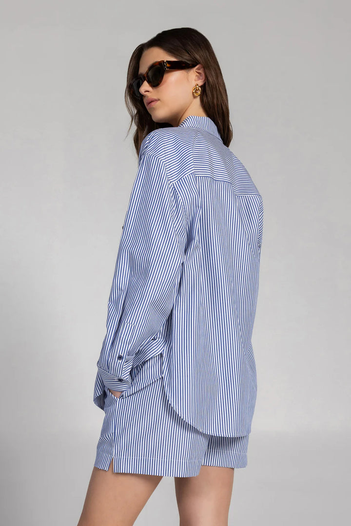 AMALFI SHIRT (MEDITERRANEAN BLUE) - PURE & SIMPLE