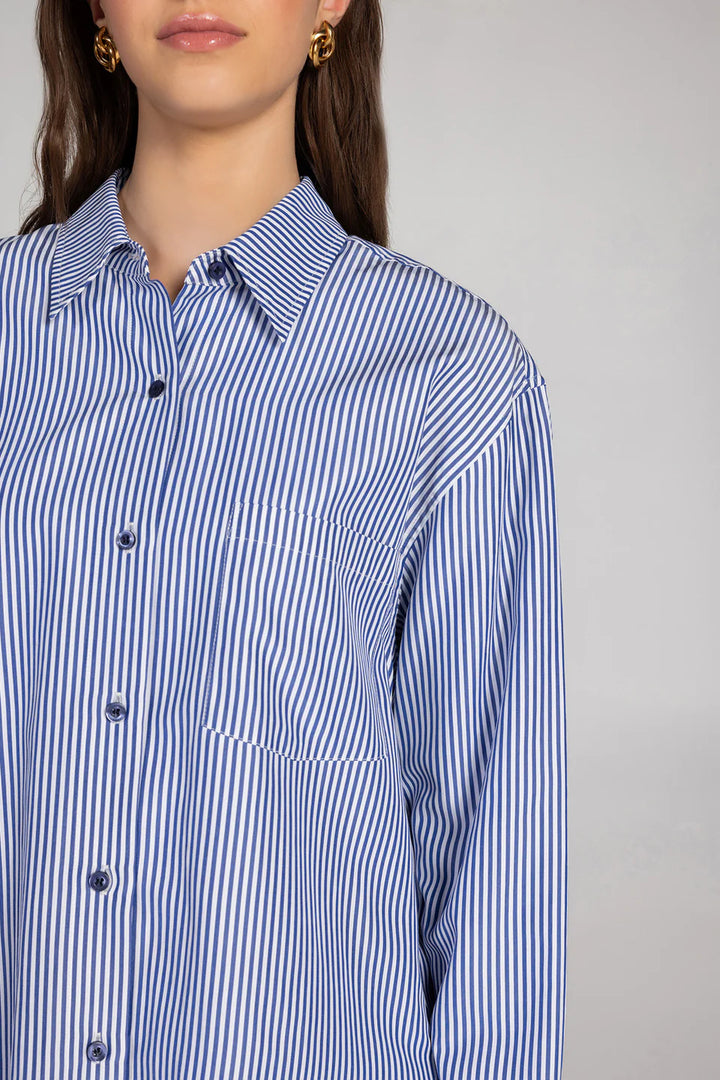 AMALFI SHIRT (MEDITERRANEAN BLUE) - PURE & SIMPLE