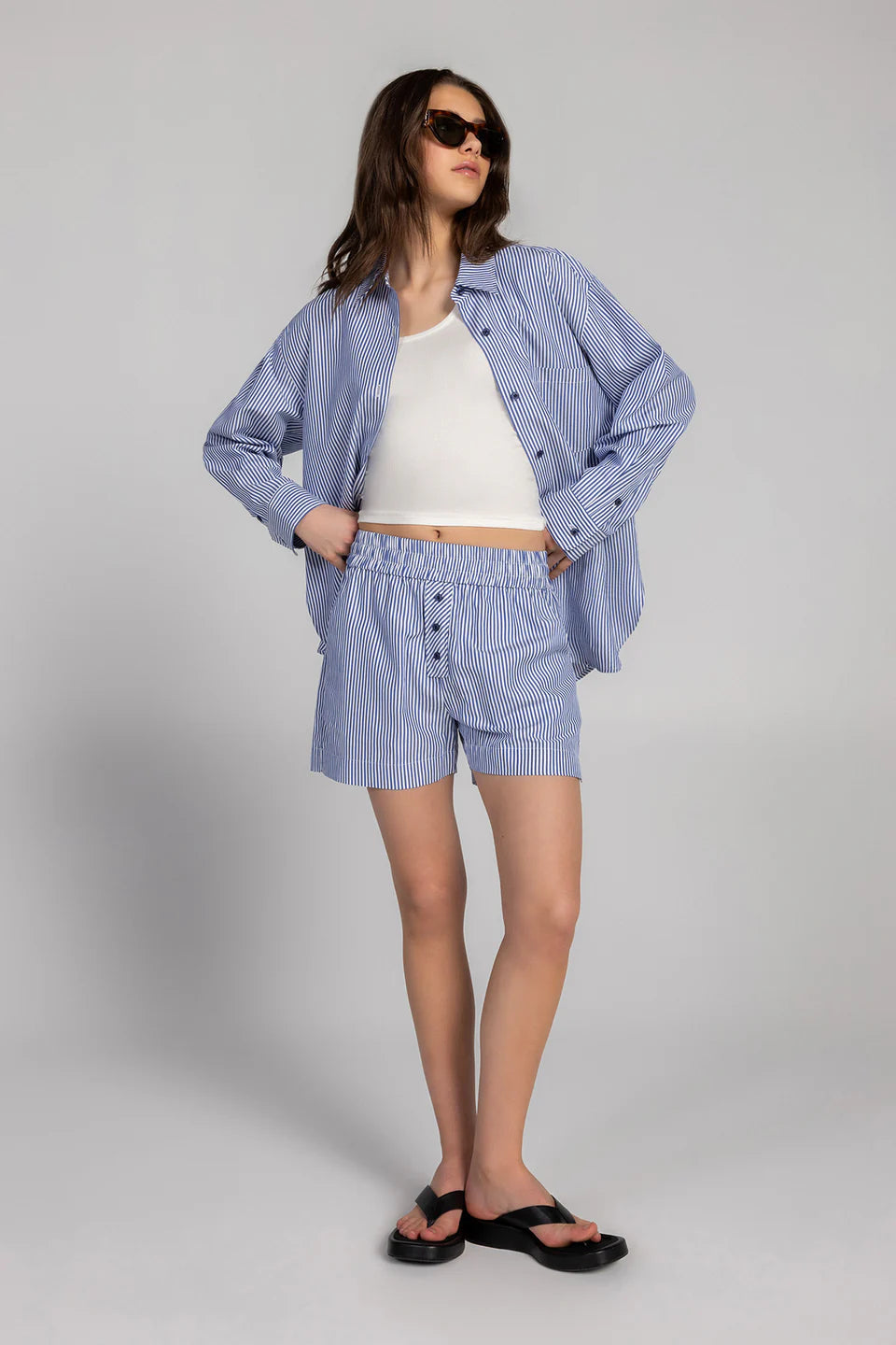 AMALFI SHIRT (MEDITERRANEAN BLUE) - PURE & SIMPLE